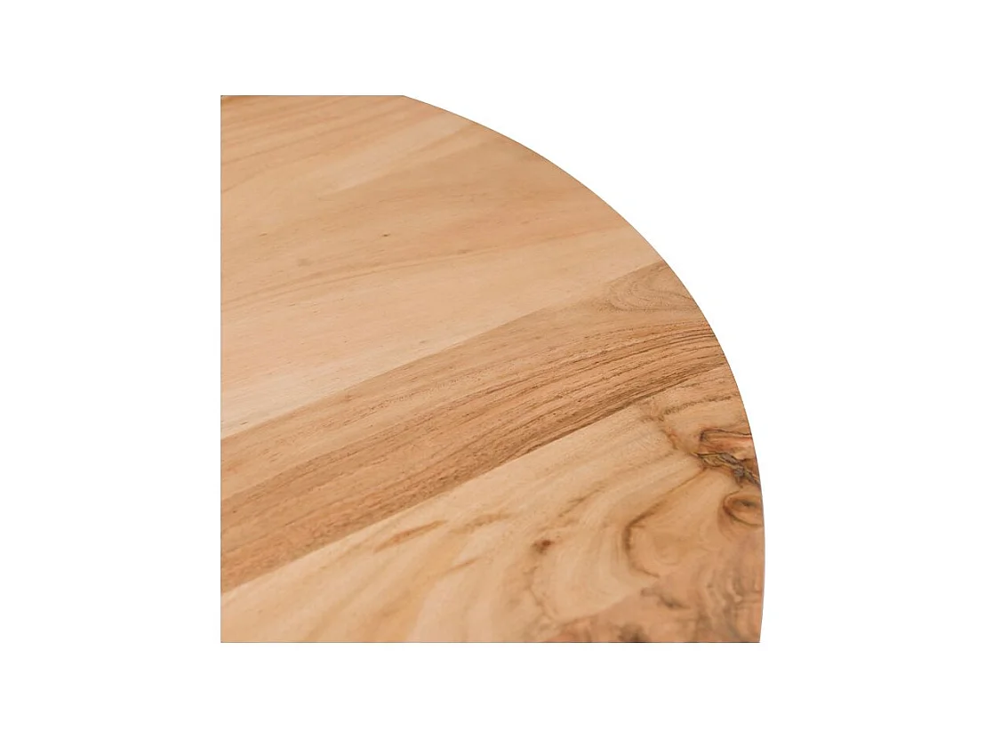 Tavolo ovale da 200 cm in legno con gambe in metallo per 8-10 persone - Matara