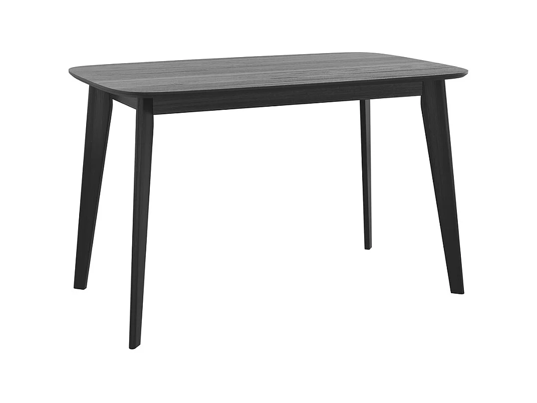 Tavolo rettangolare per 4 persone in legno nero 120 cm - Oman