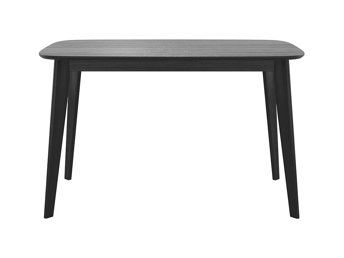 Tavolo rettangolare per 4 persone in legno nero 120 cm - Oman