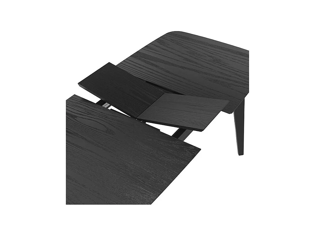 Tavolo per 6-8 persone, allungabile, legno scuro 150/180cm - Oman