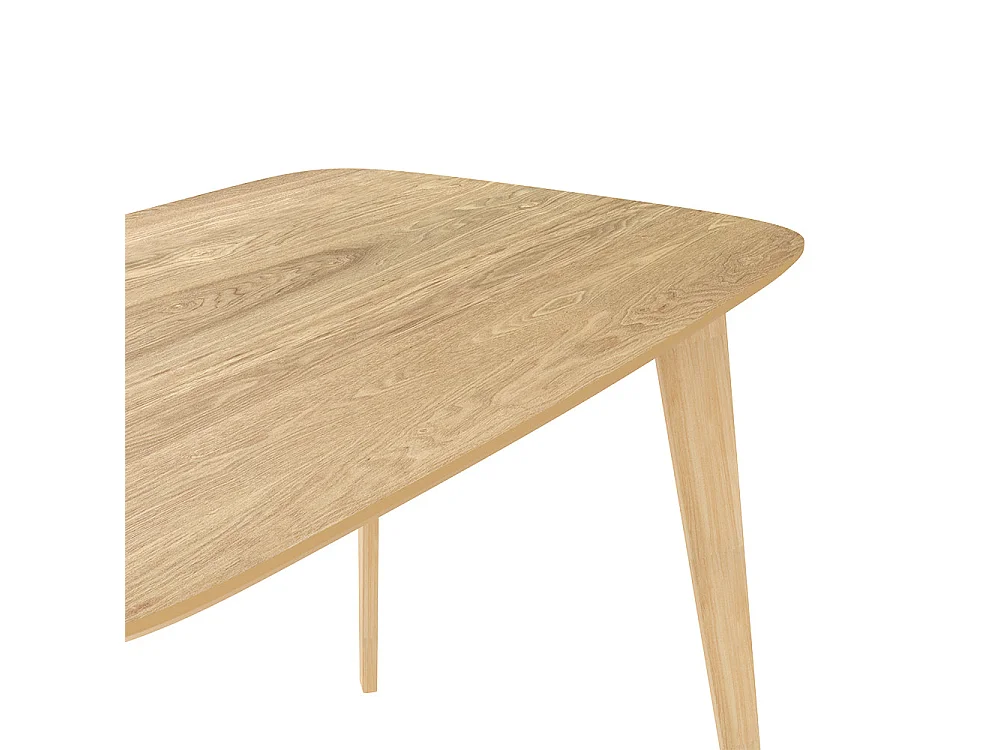 Tavolo rettangolare per 4 persone in legno chiaro 120 cm - Oman
