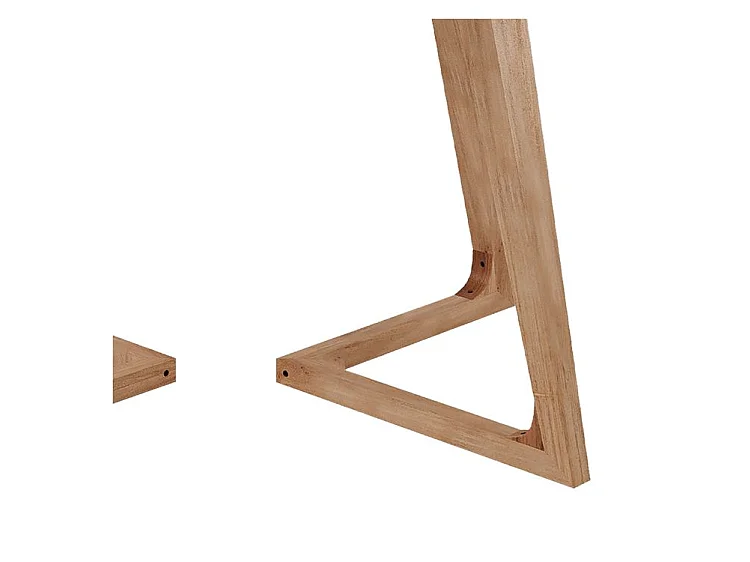 Table ronde 4 personnes en bois d'acacia D115 cm - Iguana