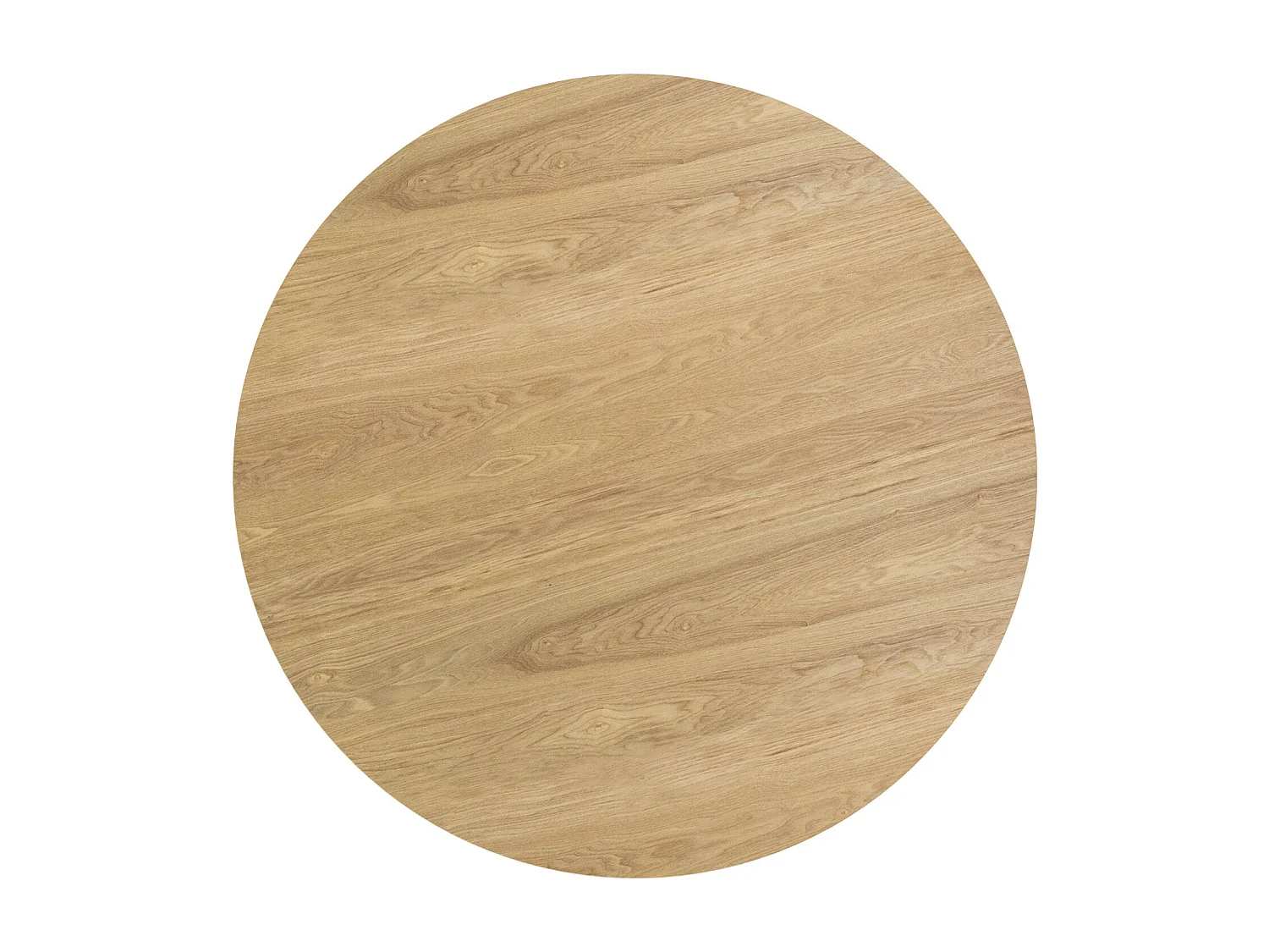 Mesa de comedor redonda de madera clara, 4 personas - Réno