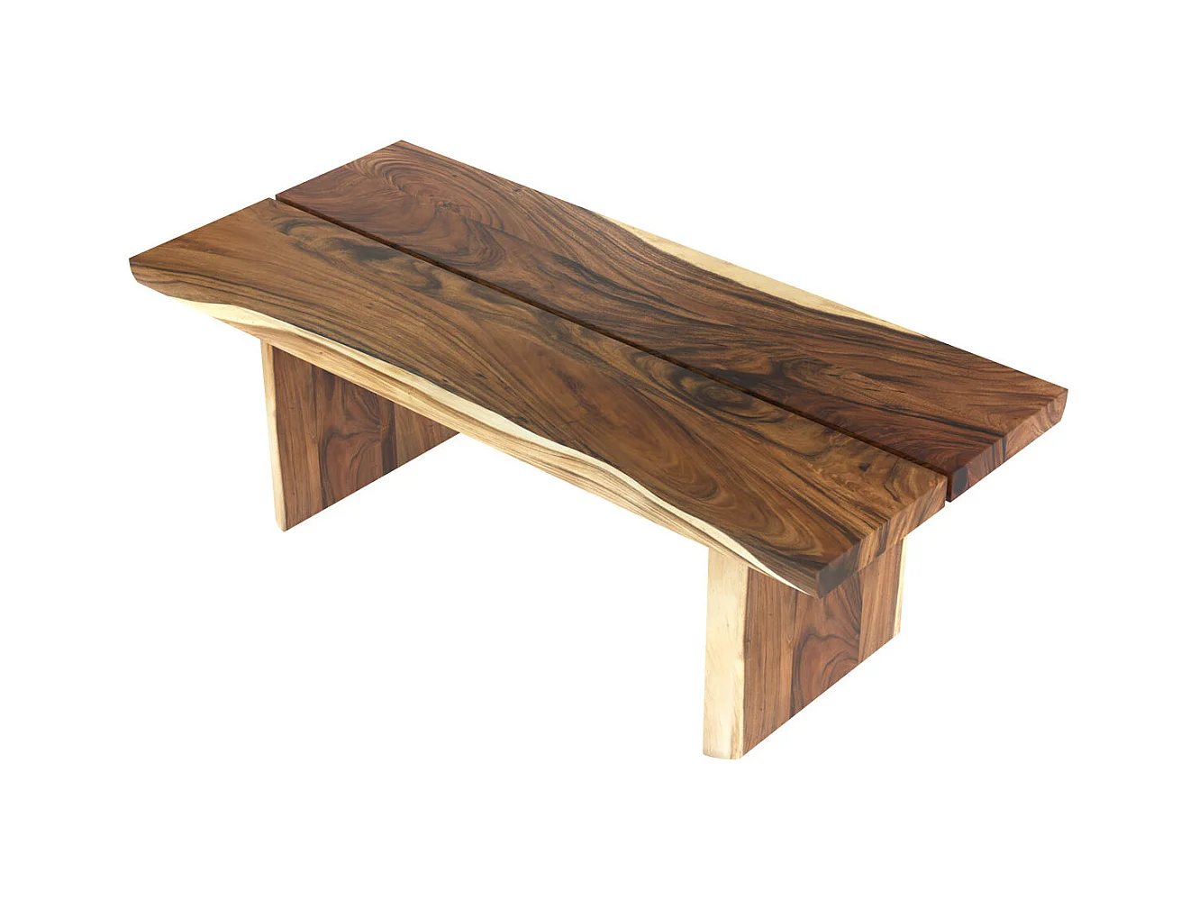 Table rectangulaire 10 personnes en bois de suar 240 cm - Tanah