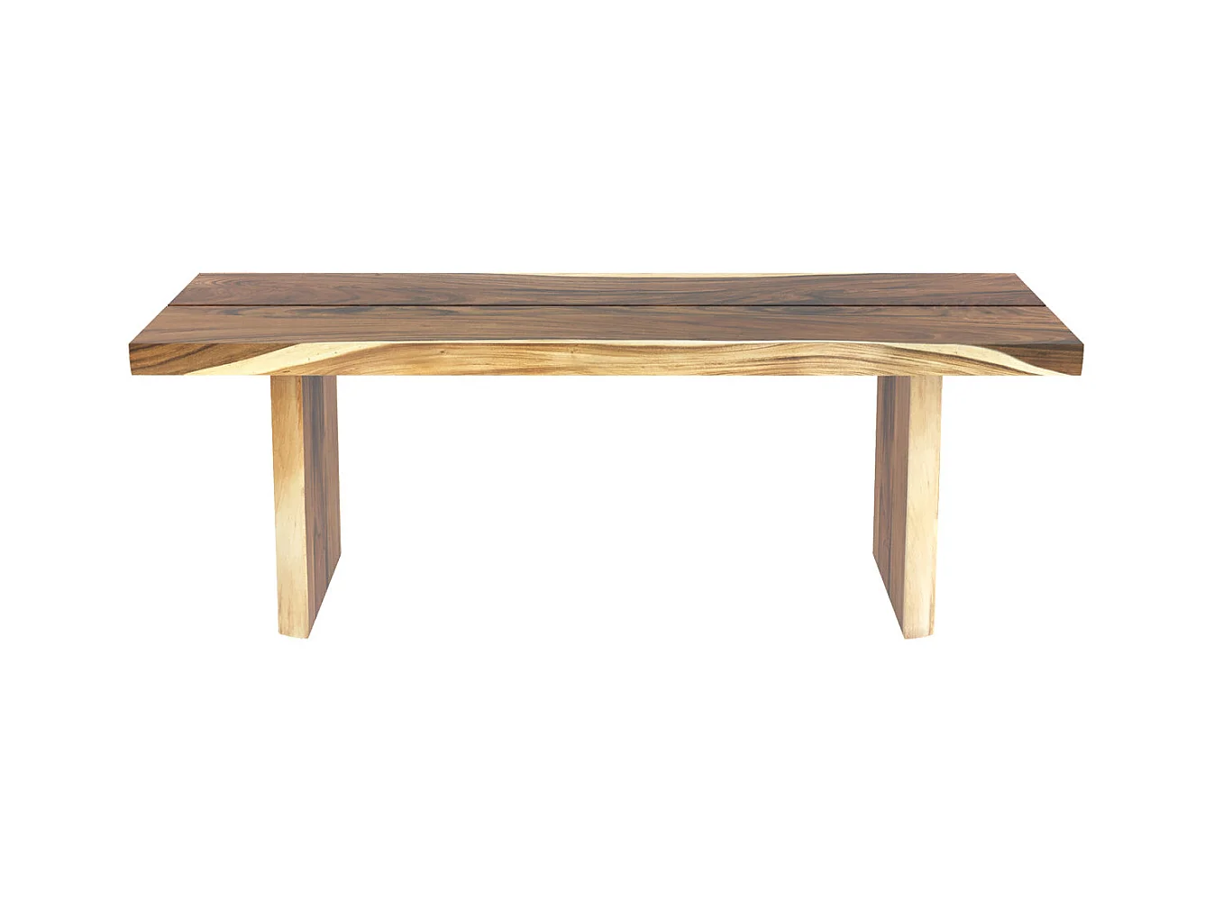 Table rectangulaire 10 personnes en bois de suar 240 cm - Tanah