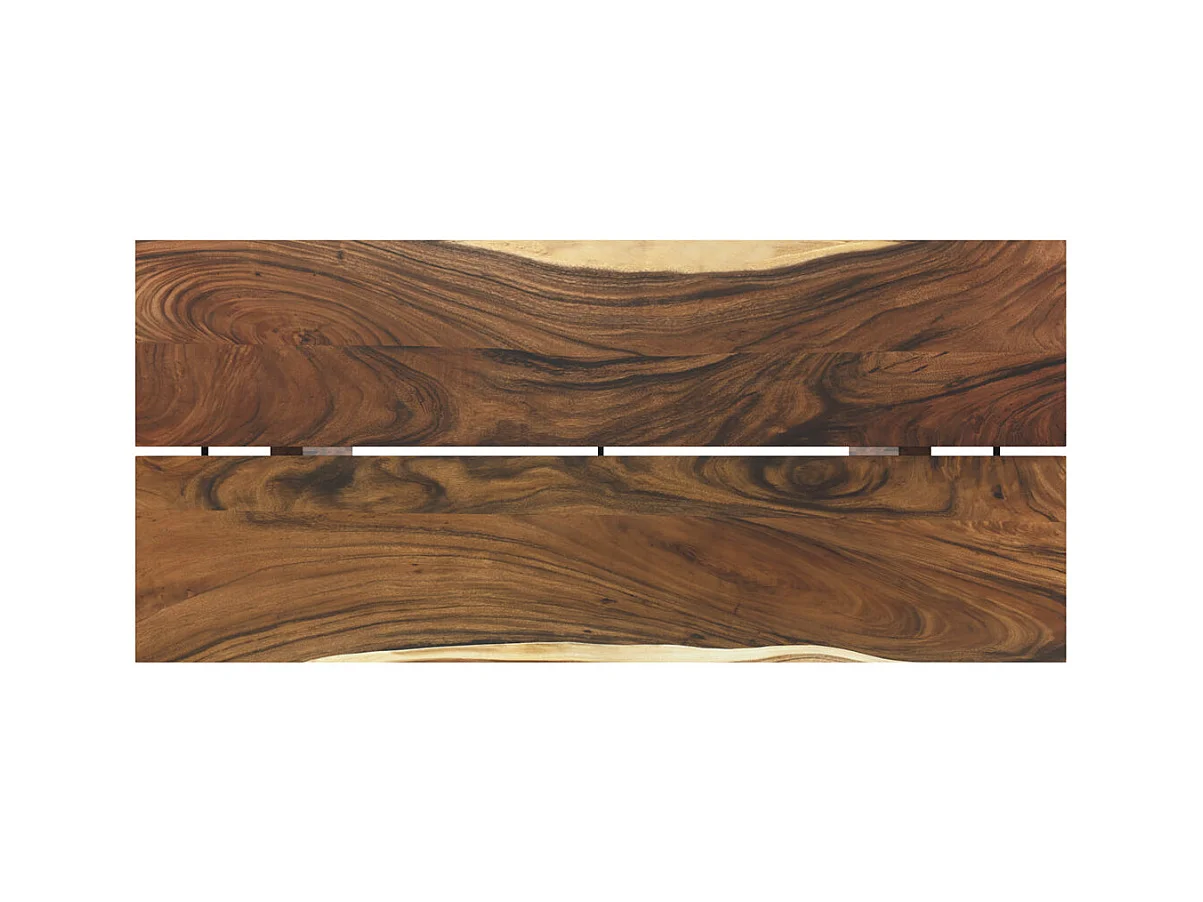 Table rectangulaire 10 personnes en bois de suar 240 cm - Tanah