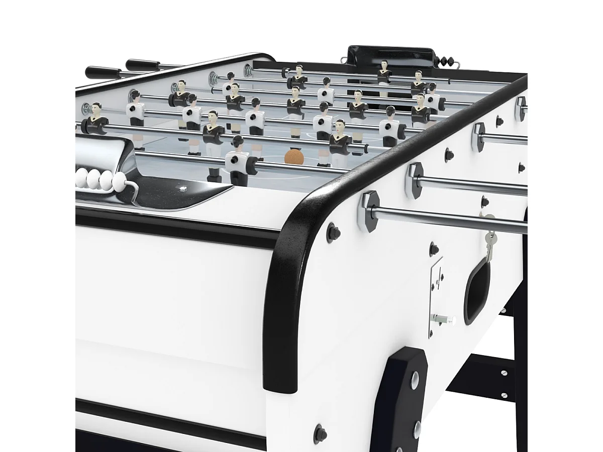 Baby foot blanc avec monnayeur - Bistrot