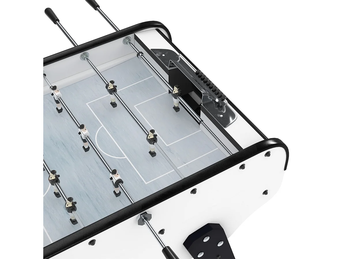 Baby foot blanc avec monnayeur - Bistrot