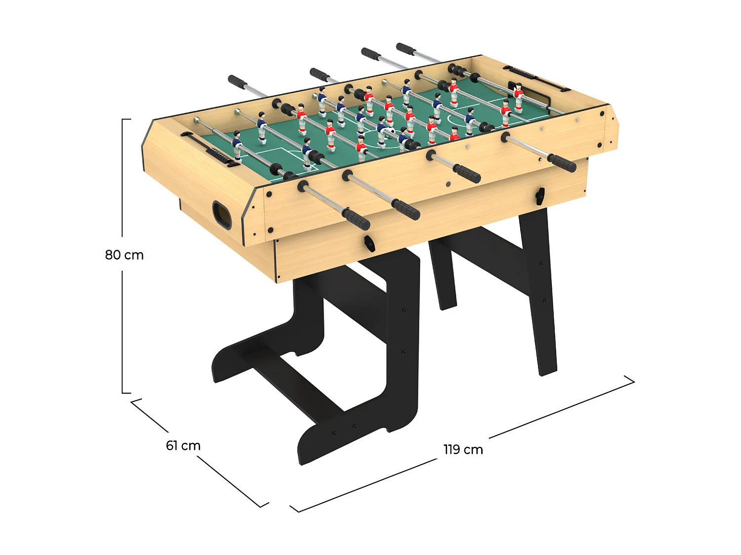 Table multi-jeux pliable 16 en 1 - Helmi