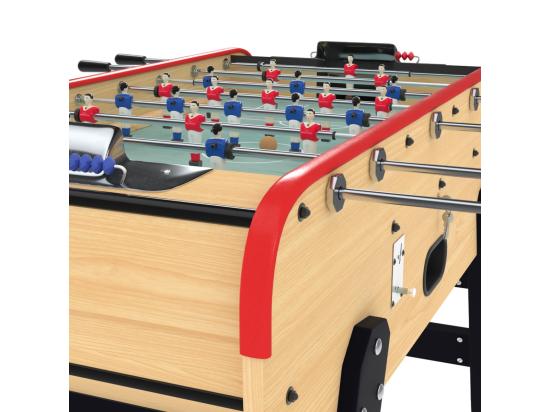 vente unique Baby foot avec monnayeur en bois clair - Bistrot