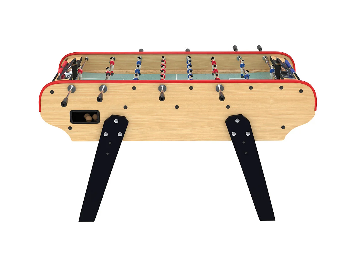 Futbolín de madera clara - Scudetto