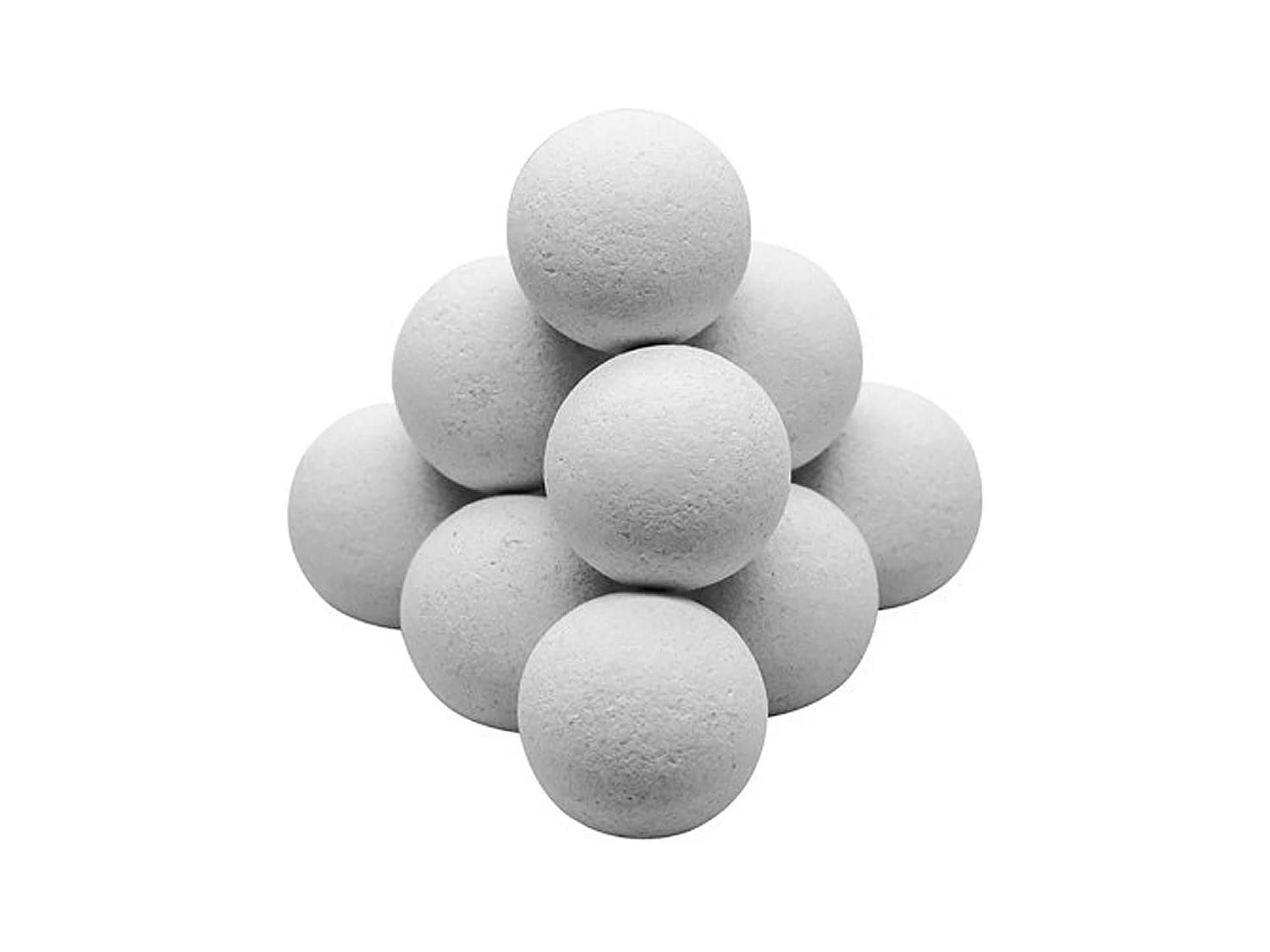 11 balones en corcho blanco - Missi