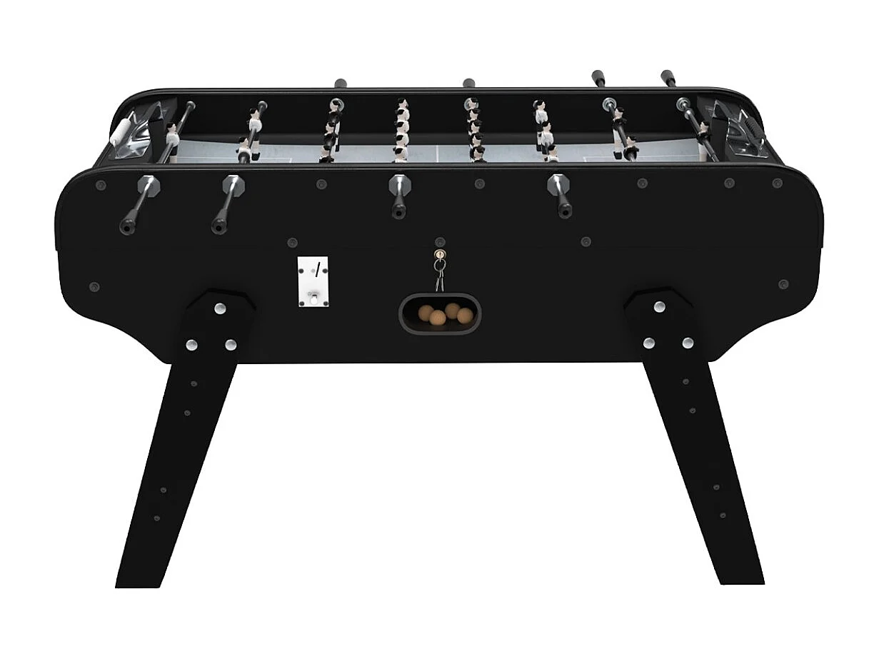 Tavolo biliardino nero con gettoniera - Bistrot