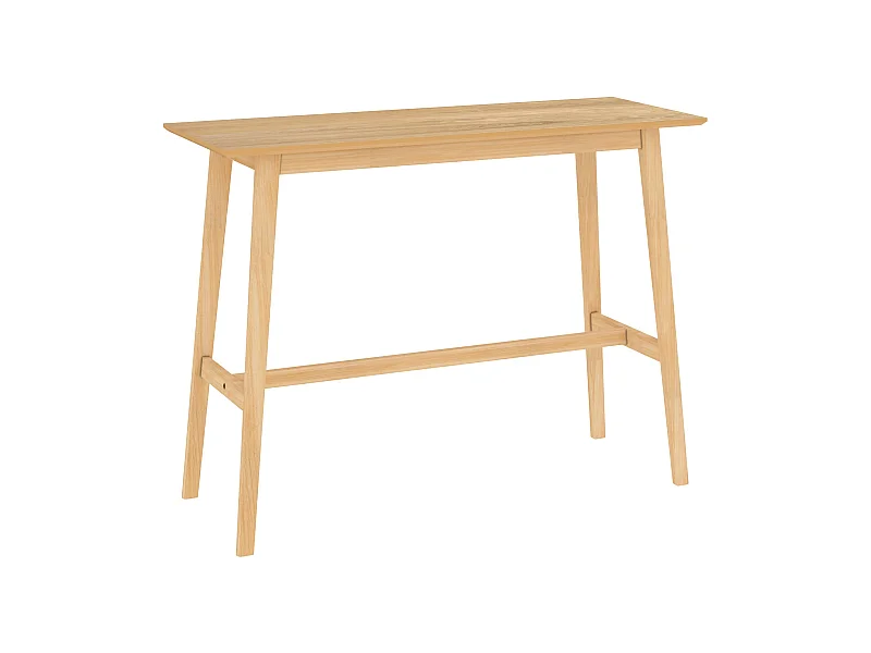 Tavolo da bar rettangolare in legno chiaro per 4 persone 120 cm - Buvette