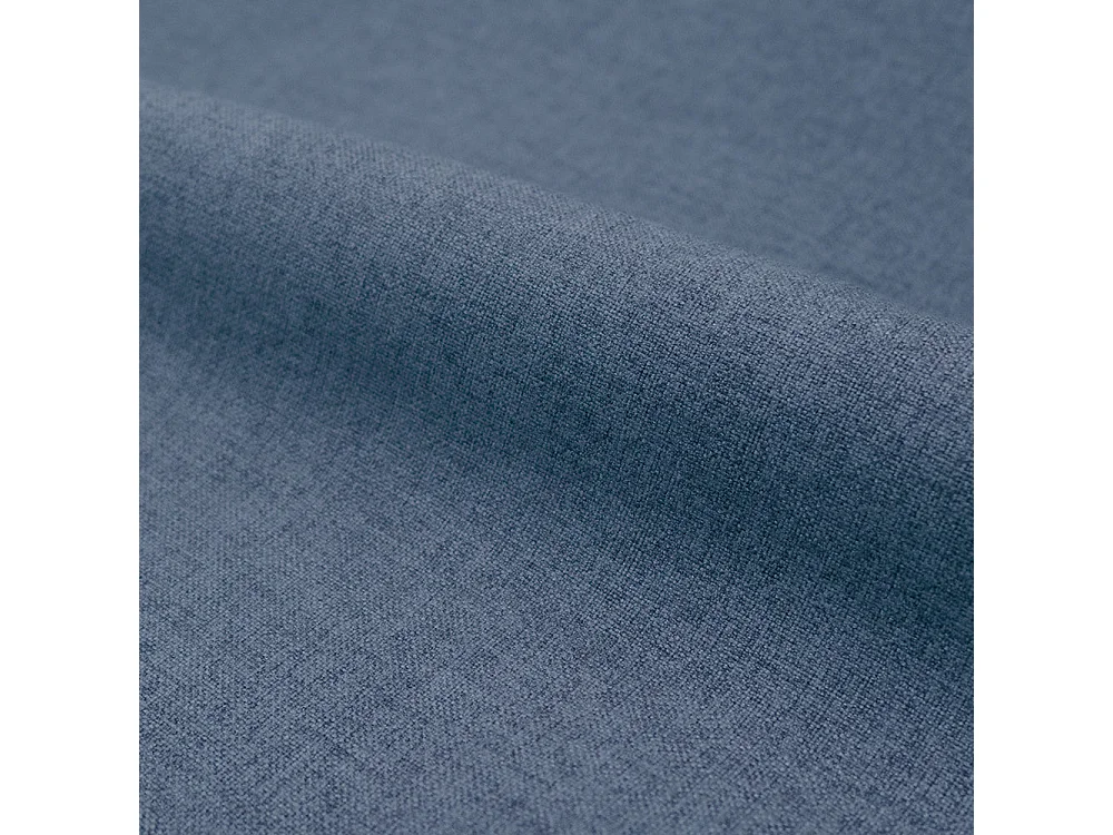 Lit double avec coffre 140x190 cm en tissu bleu - Tilly