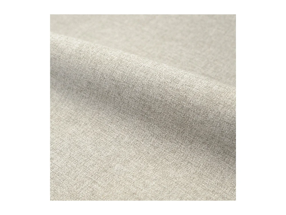 Lit double avec coffre 160x200 cm en tissu gris/beige - Tilly