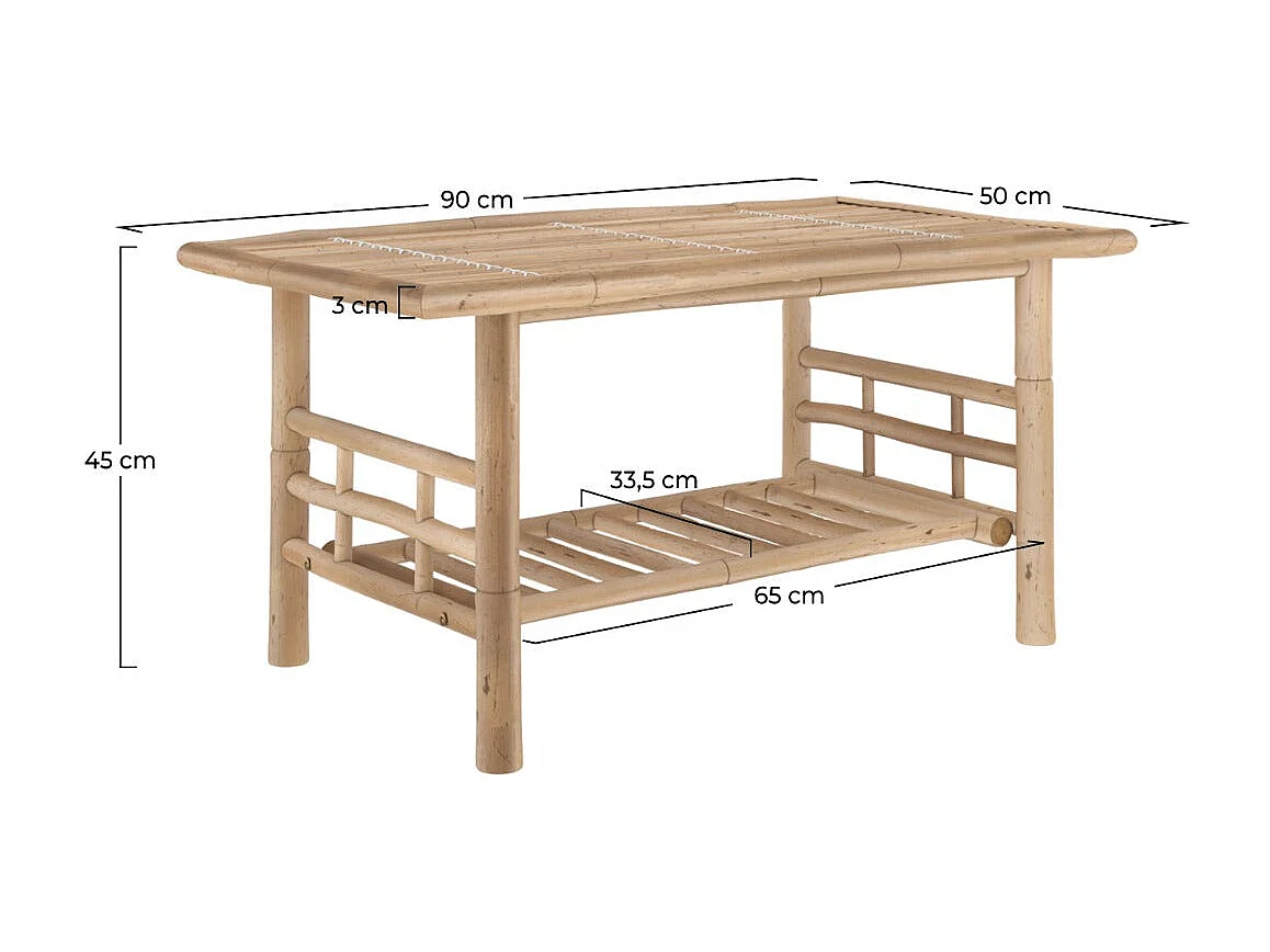 Tavolino in bambù - Vadella