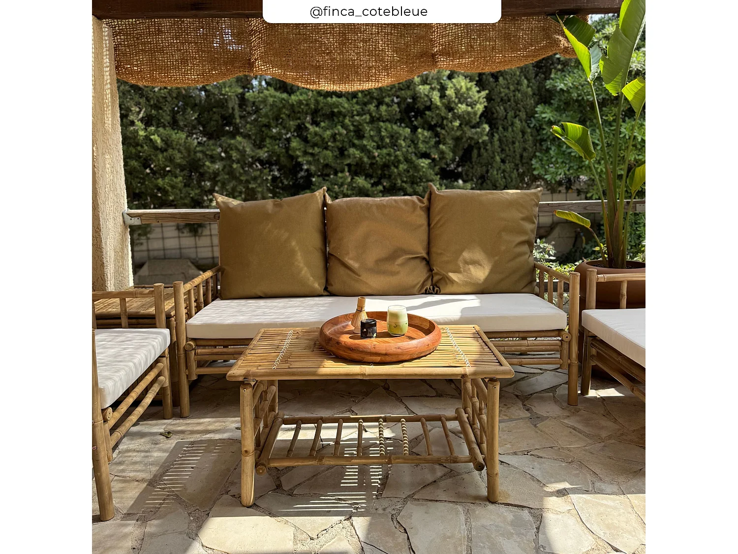 Tavolino in bambù - Vadella