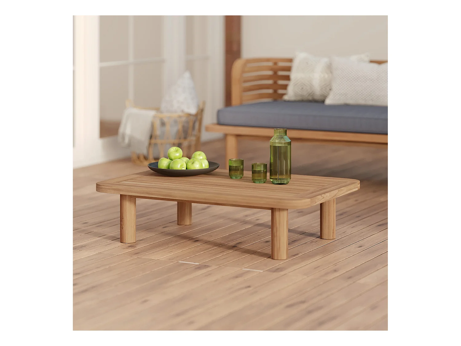 Table basse de jardin en teck - Kilda