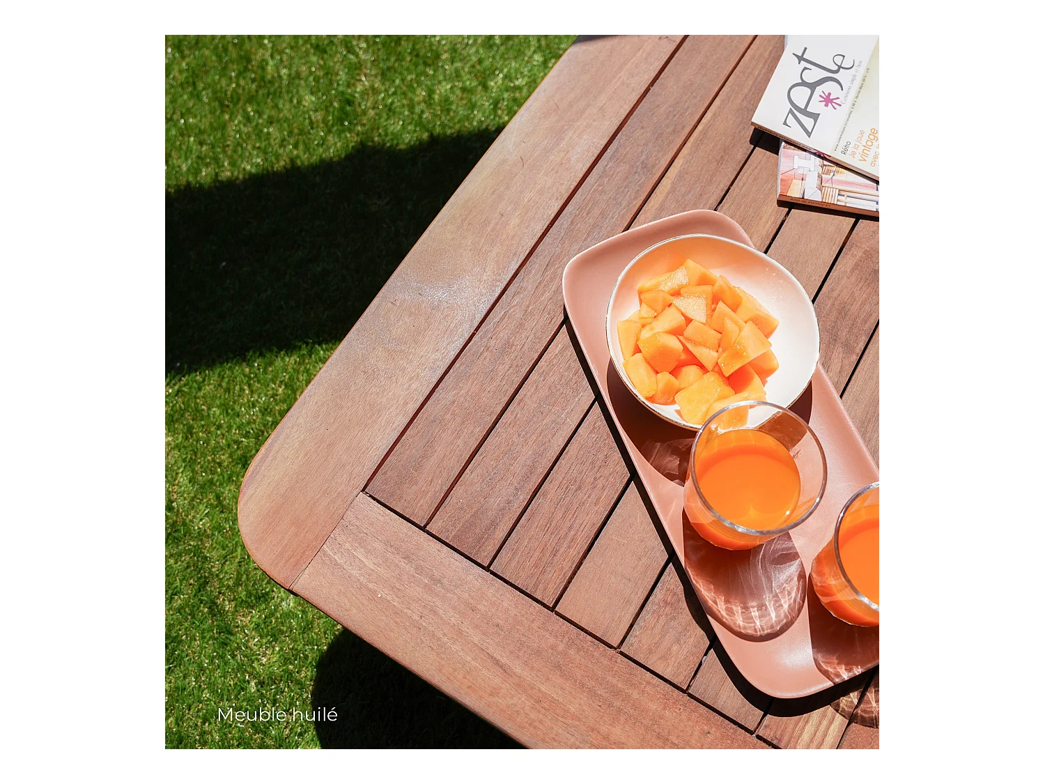 Table basse de jardin en teck - Kilda