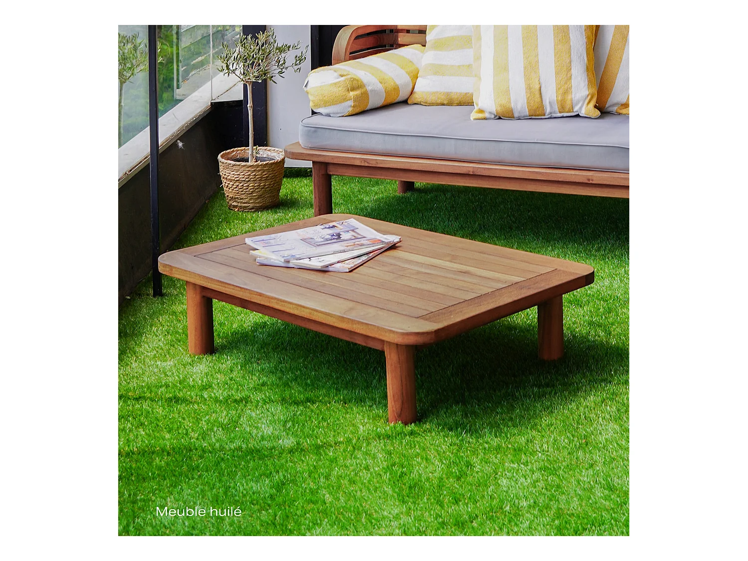 Table basse de jardin en teck - Kilda