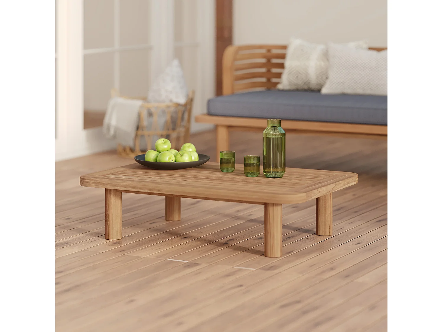 Table basse de jardin en teck - Kilda