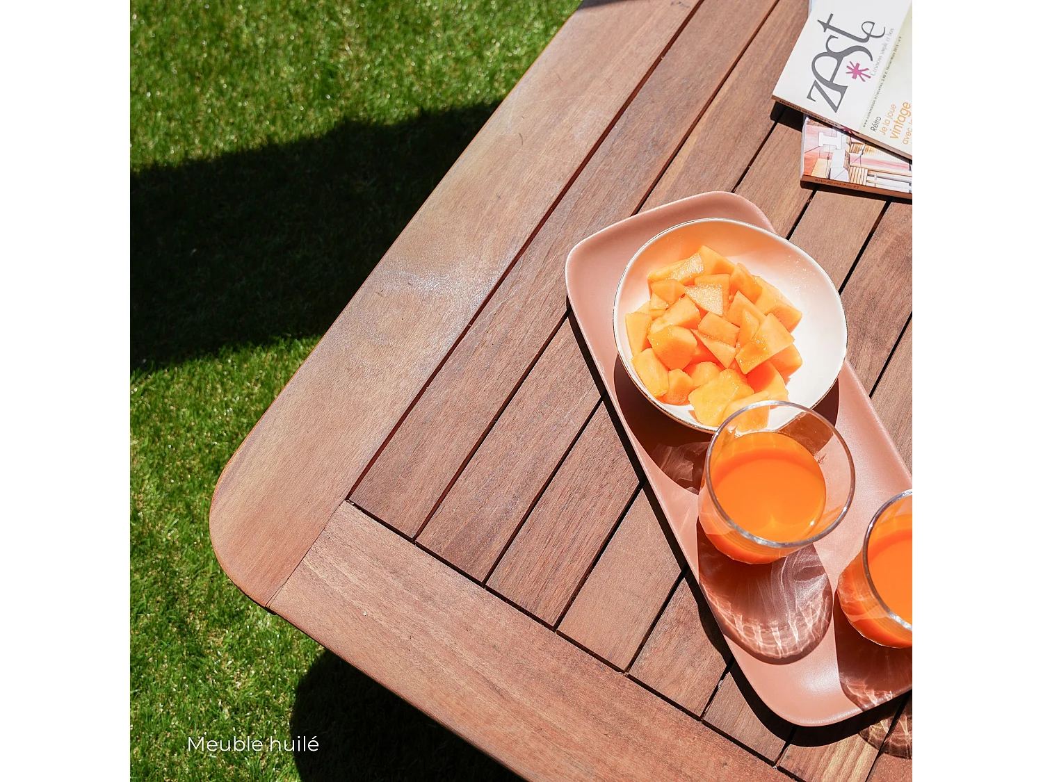 Table basse de jardin en teck - Kilda