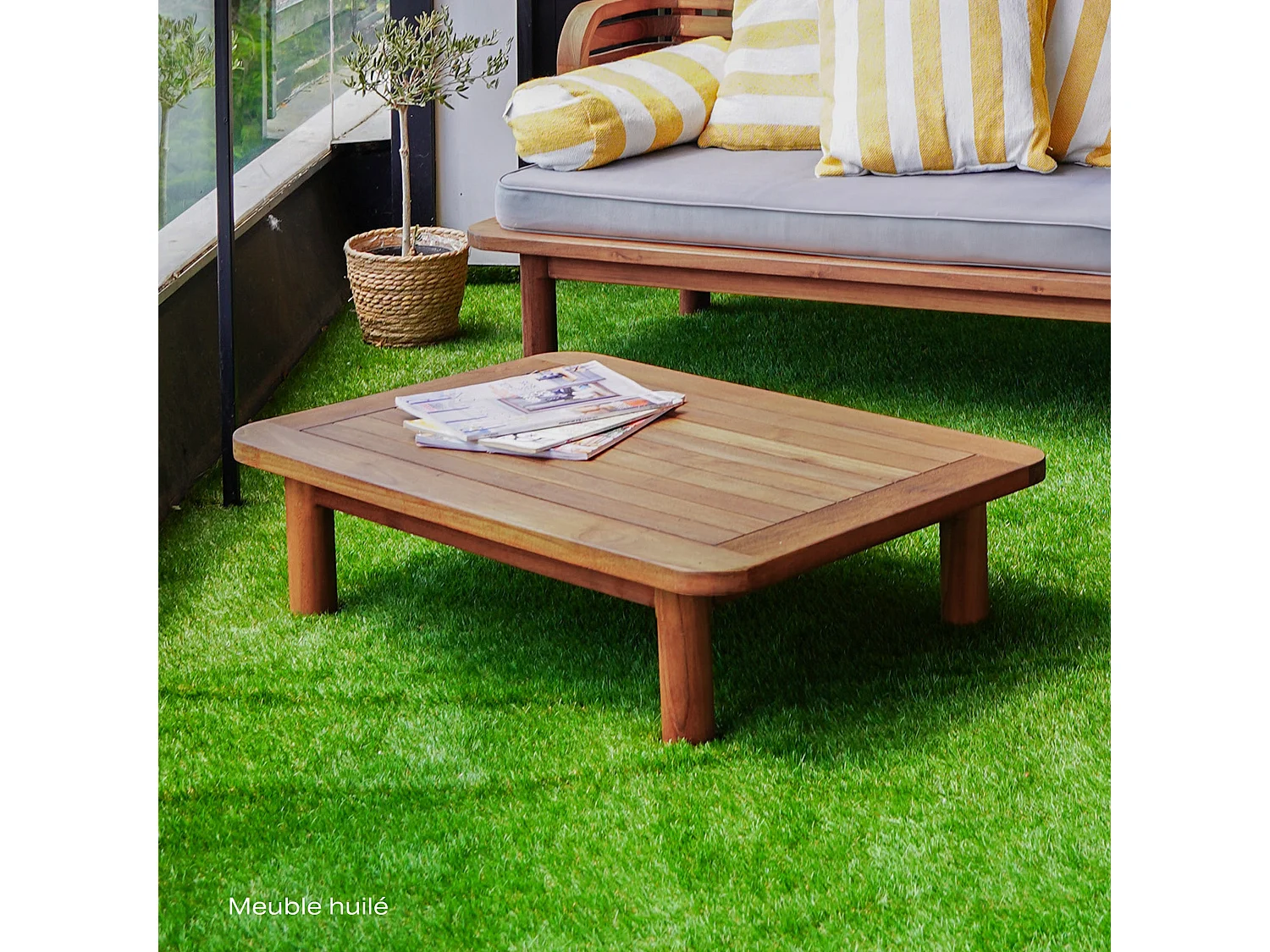 Table basse de jardin en teck - Kilda