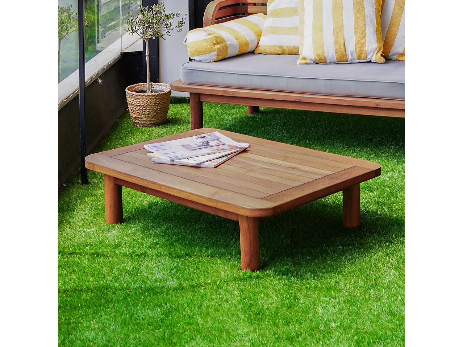 Table basse de jardin en teck - Kilda