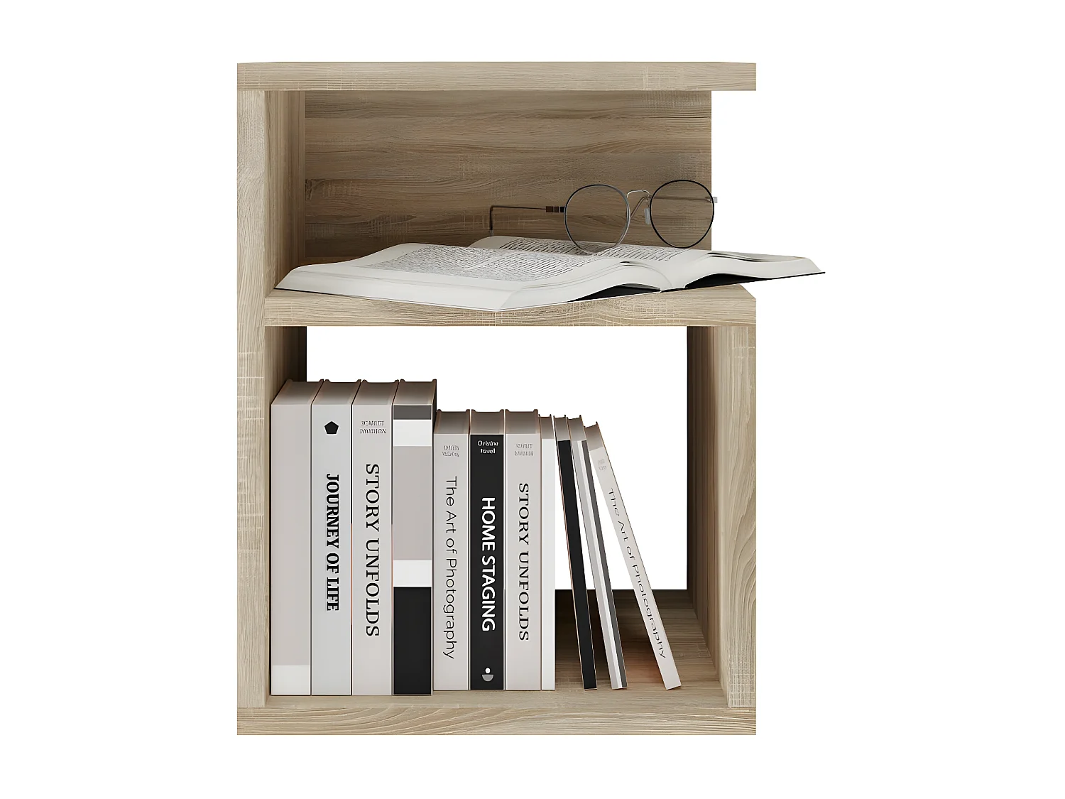 NIDO - Table de chevet style minimaliste - 30x30x40 cm - Chevet - Table d 'appoint