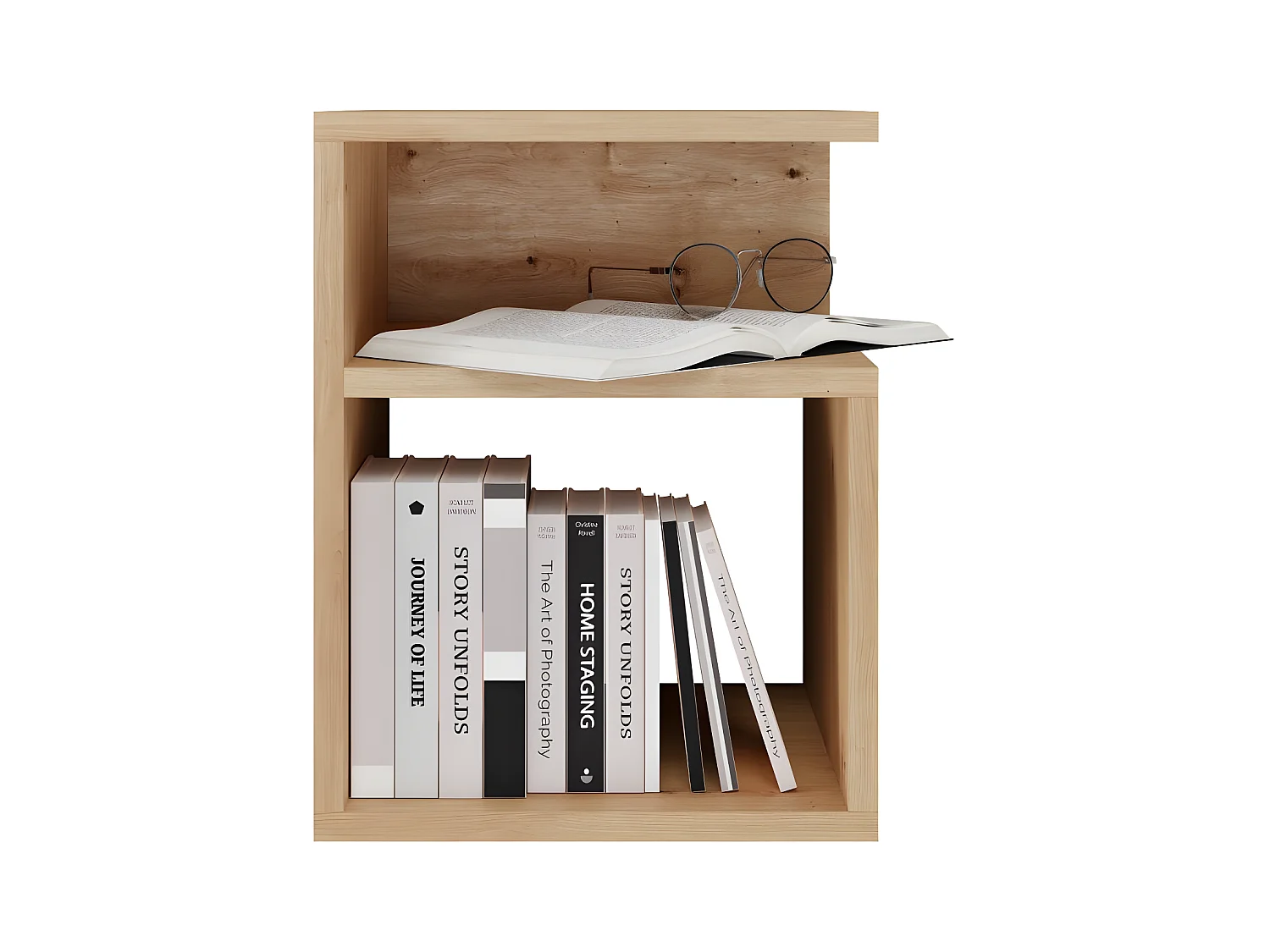 NIDO - Nachttisch im minimalistischen Stil - 30x30x40 cm - Nachttisch - Beistelltisch