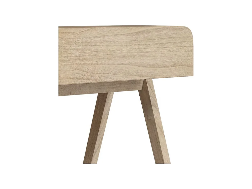 Scrivania in legno e canna di Mindi - Khao