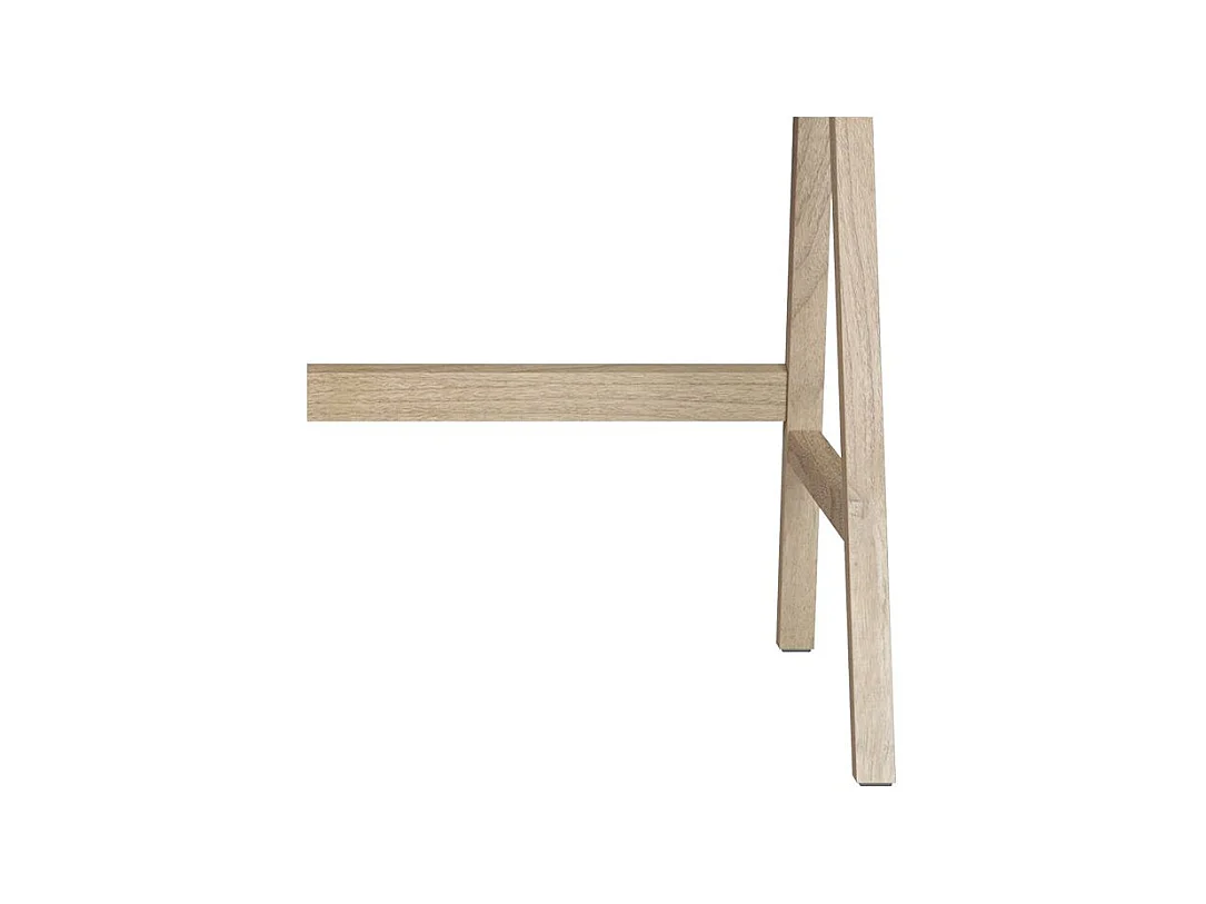 Scrivania in legno e canna di Mindi - Khao