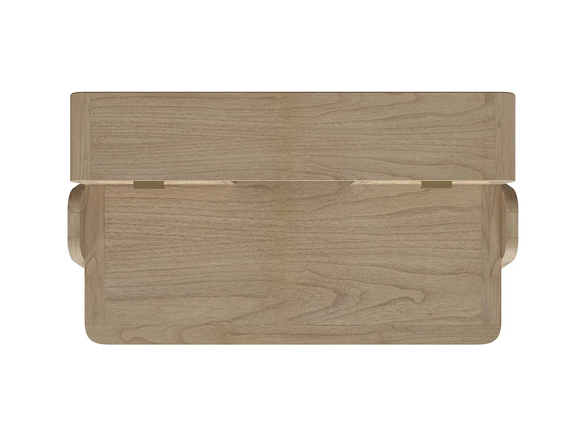 Scrivania in legno e canna di Mindi - Khao