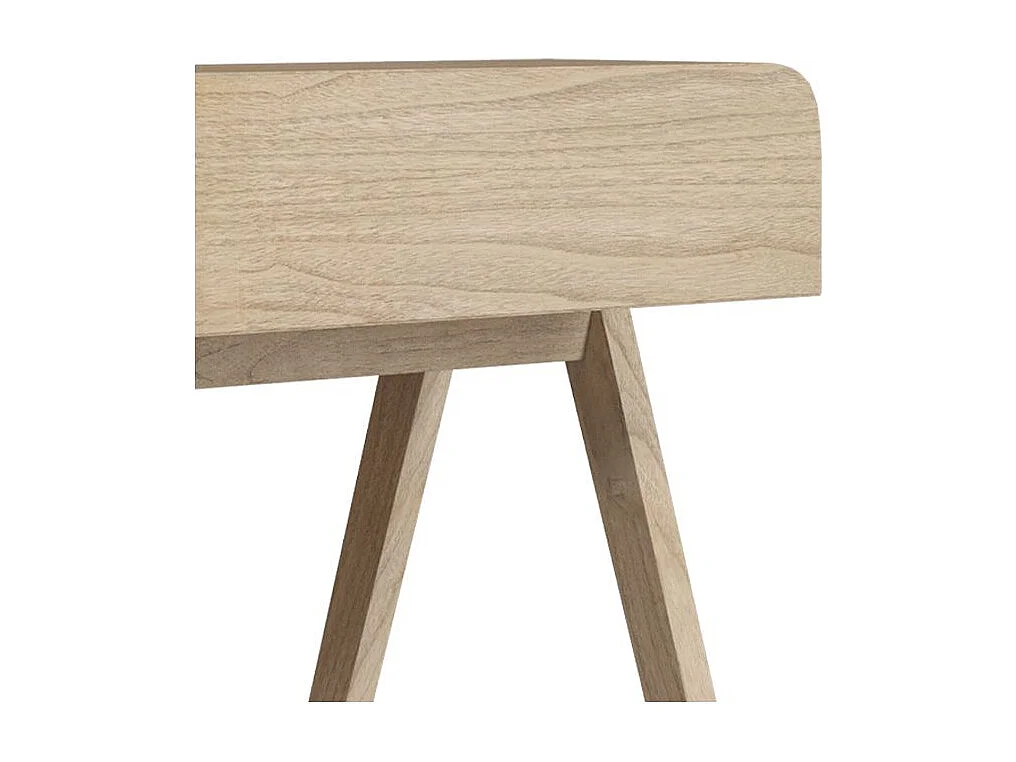 Bureau en bois de mindi et cannage - Khao