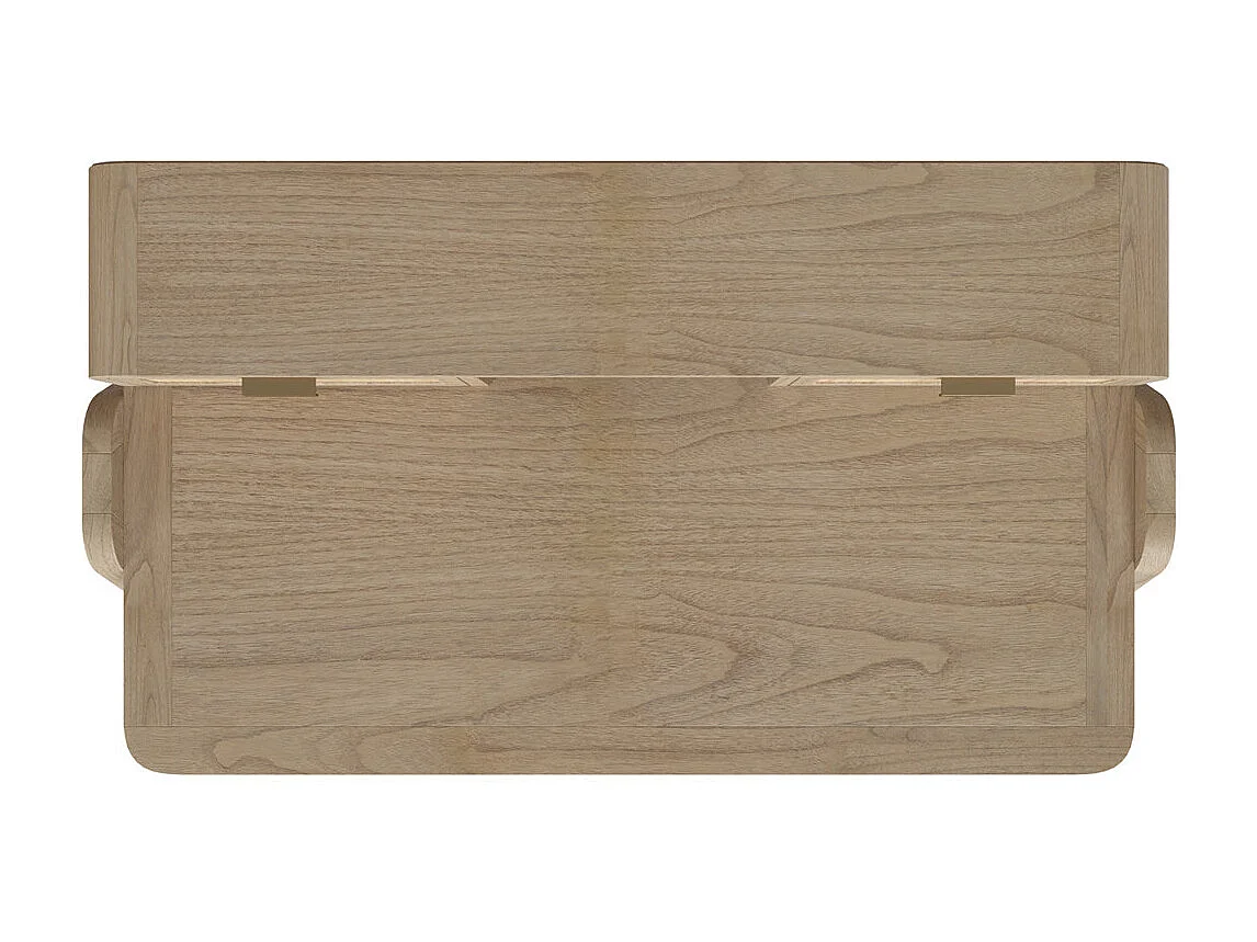 Bureau en bois de mindi et cannage - Khao