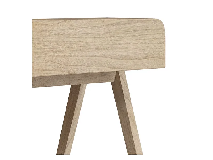 Bureau en bois de mindi et cannage - Khao