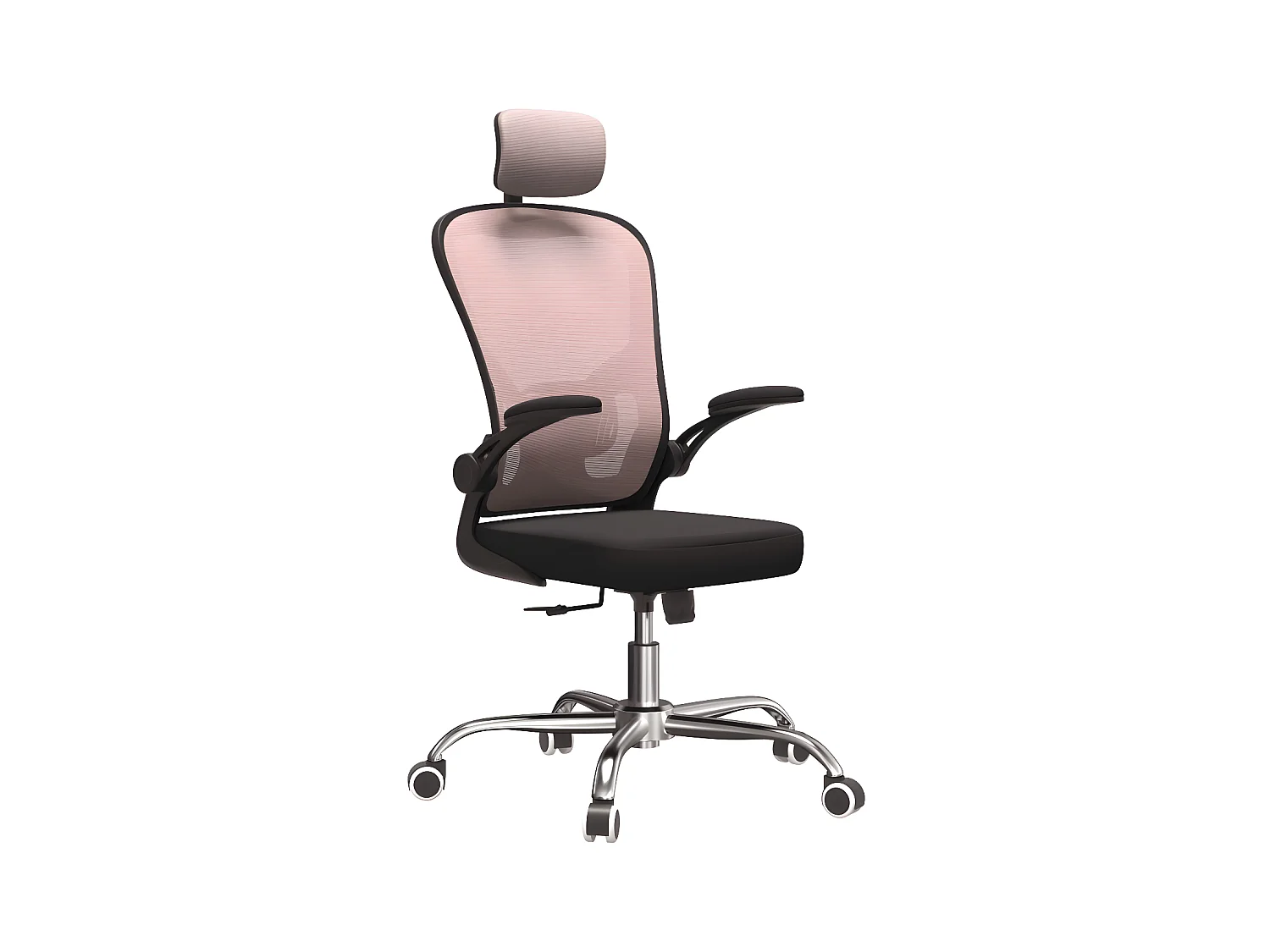 JEANA - Fauteuil de bureau ergonomique - Hauteur ajustable - Avec accoudoirs - Chaise de bureau pivotante