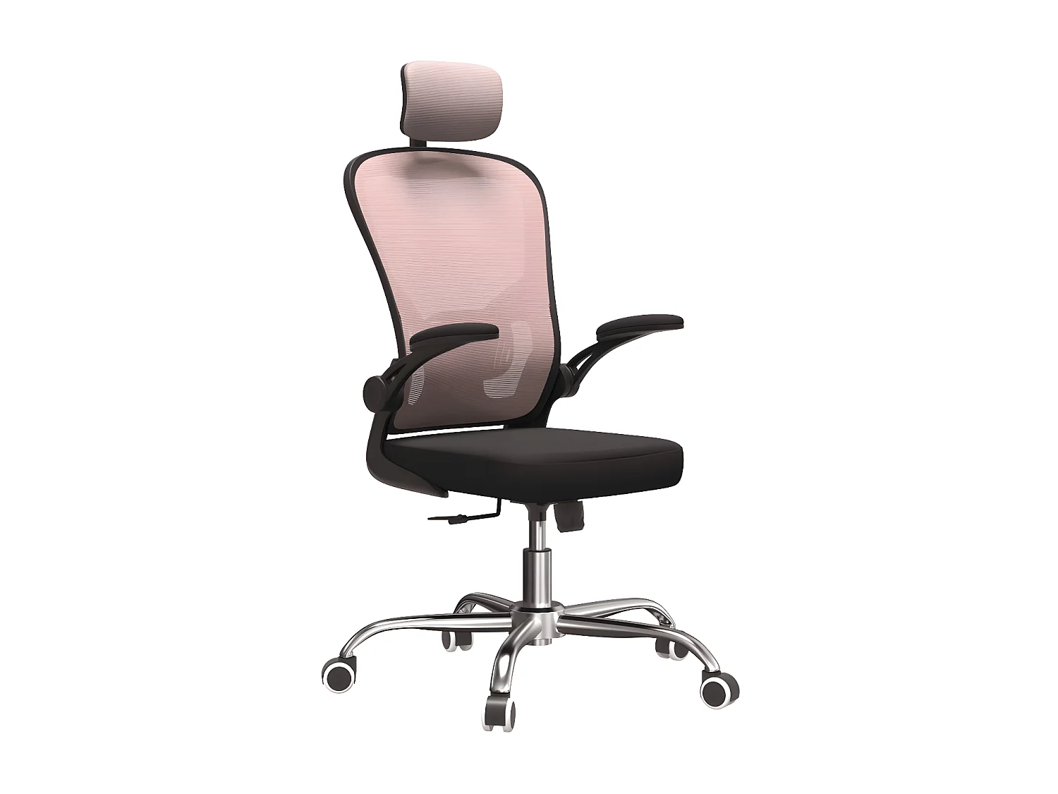 JEANA - Fauteuil de bureau ergonomique - Hauteur ajustable - Avec accoudoirs - Chaise de bureau pivotante