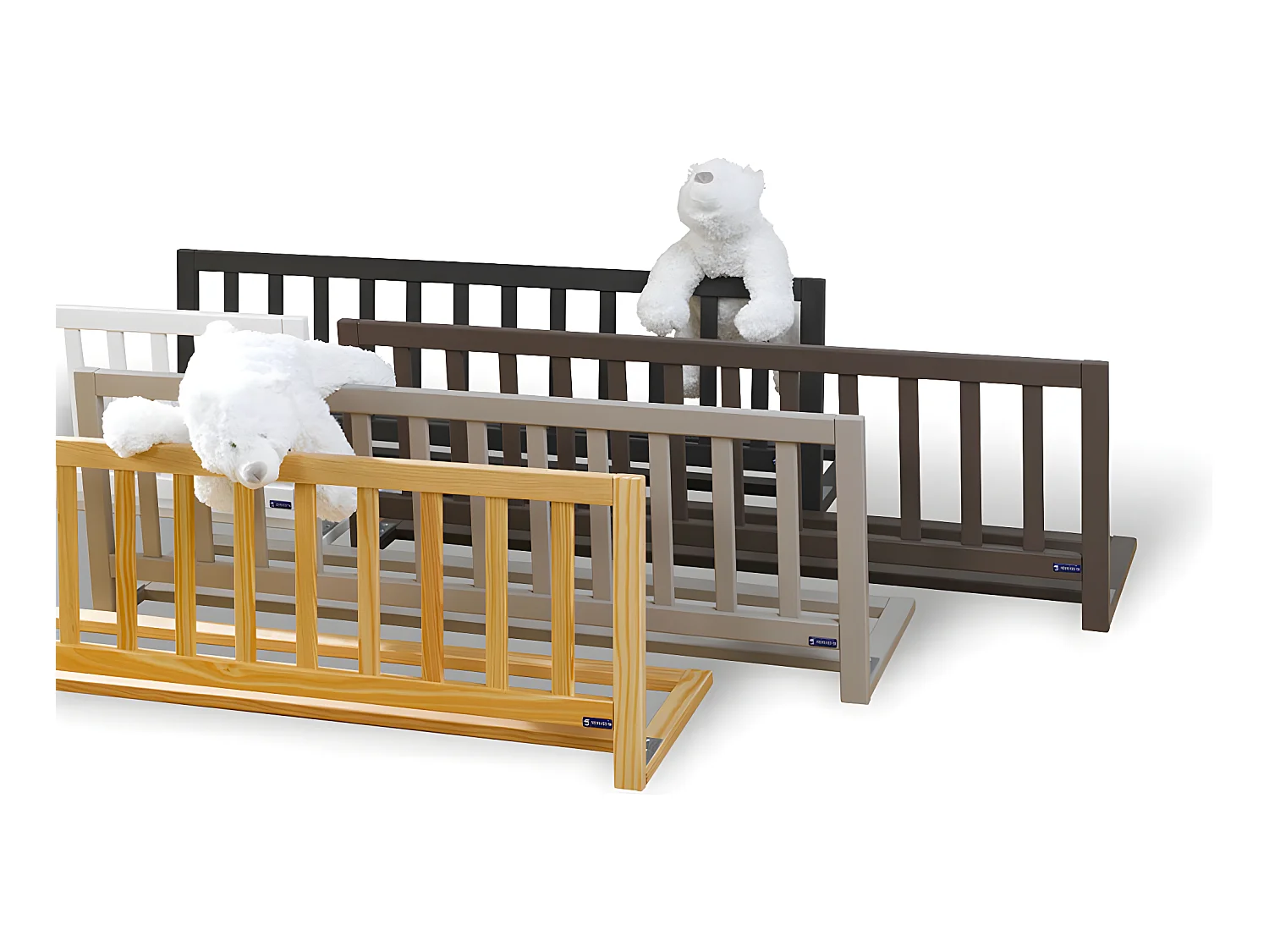 Barrière de lit enfant  bois massif bois NOÉ