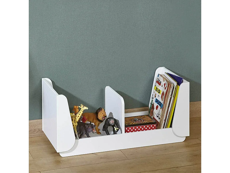 Etagere empilable  panneaux de fibres blanc PIKI