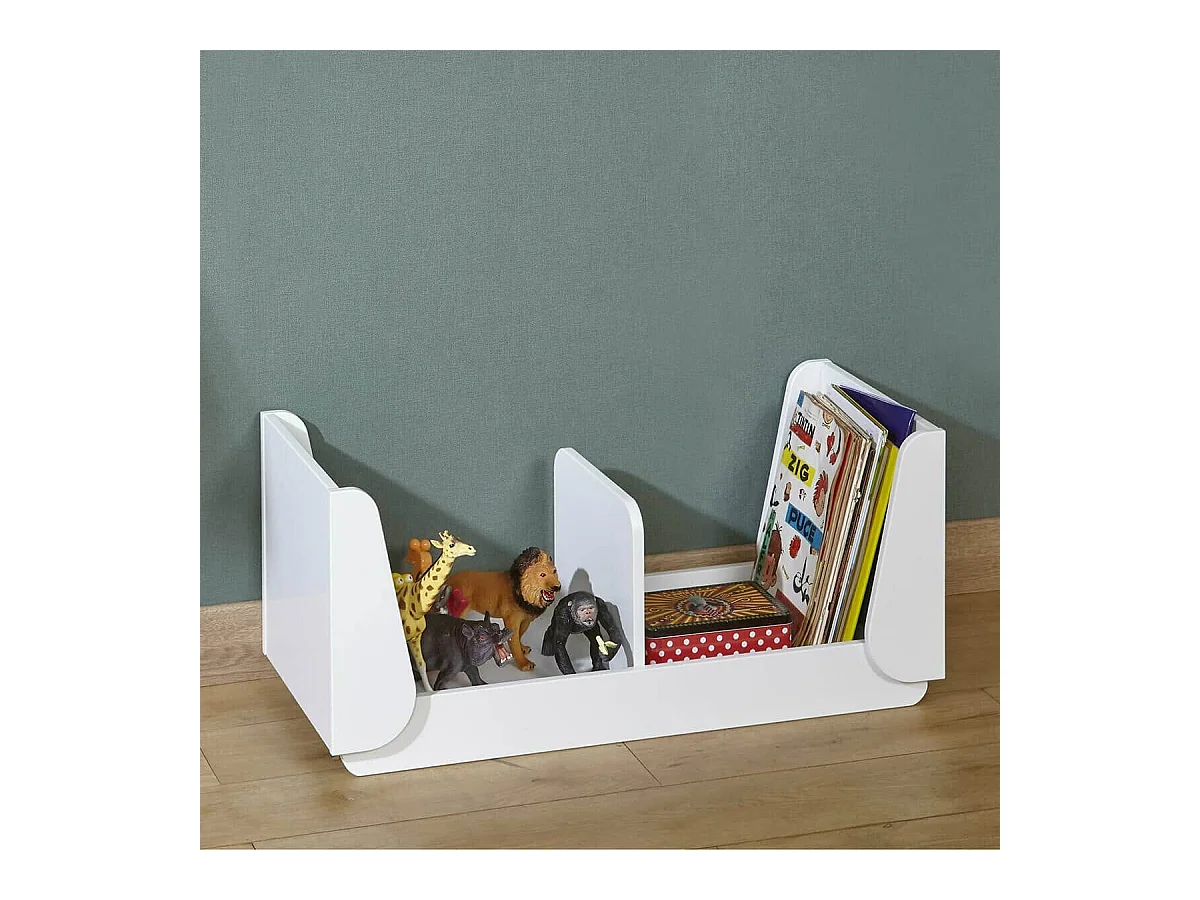 Etagere empilable  panneaux de fibres blanc PIKI