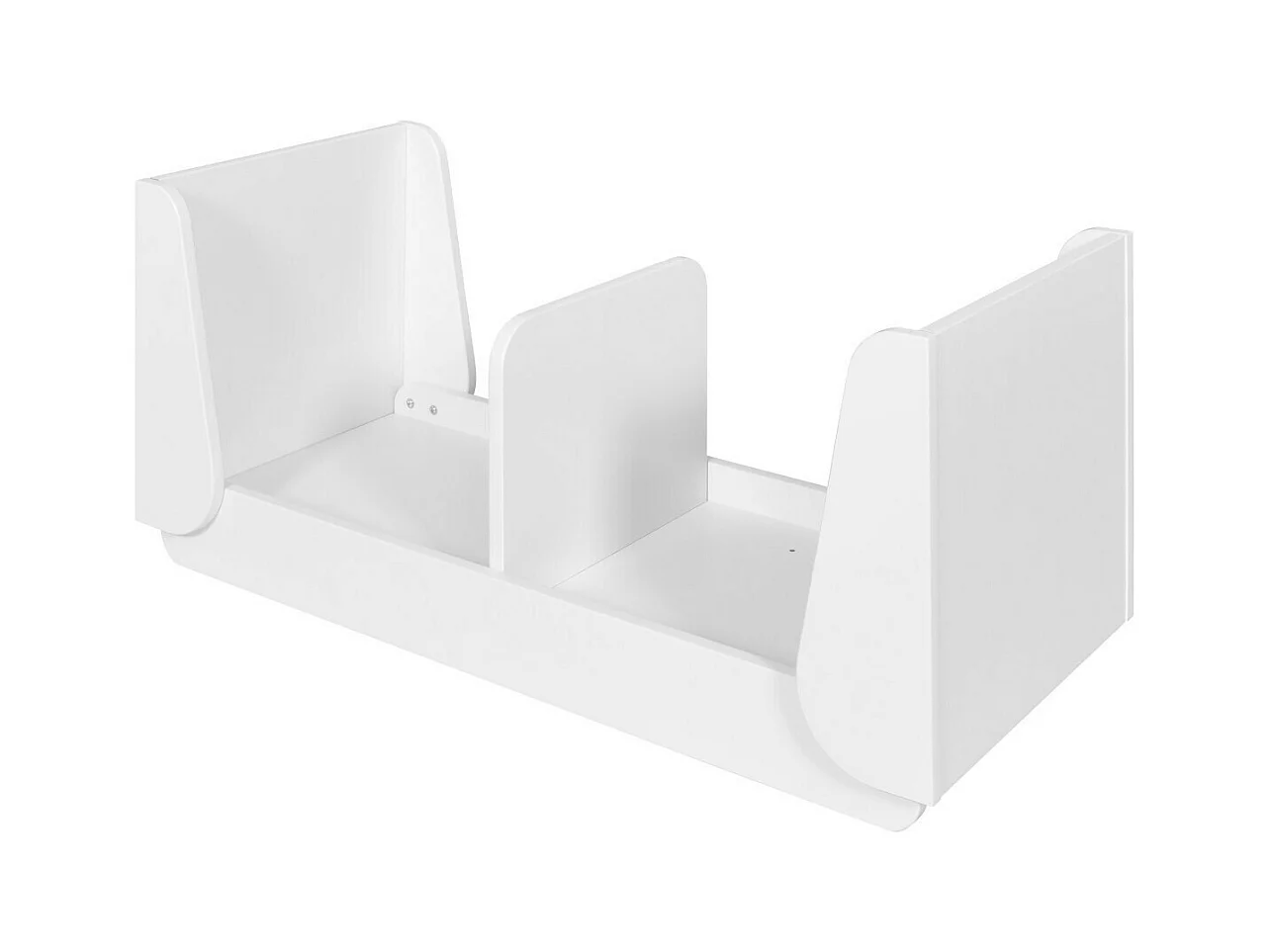 Etagere empilable  panneaux de fibres blanc PIKI