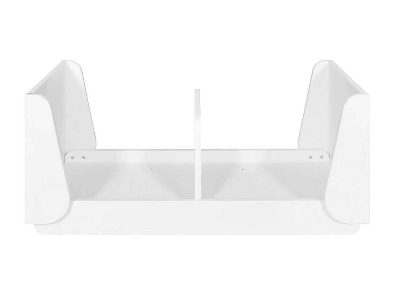 Etagere empilable  panneaux de fibres blanc PIKI