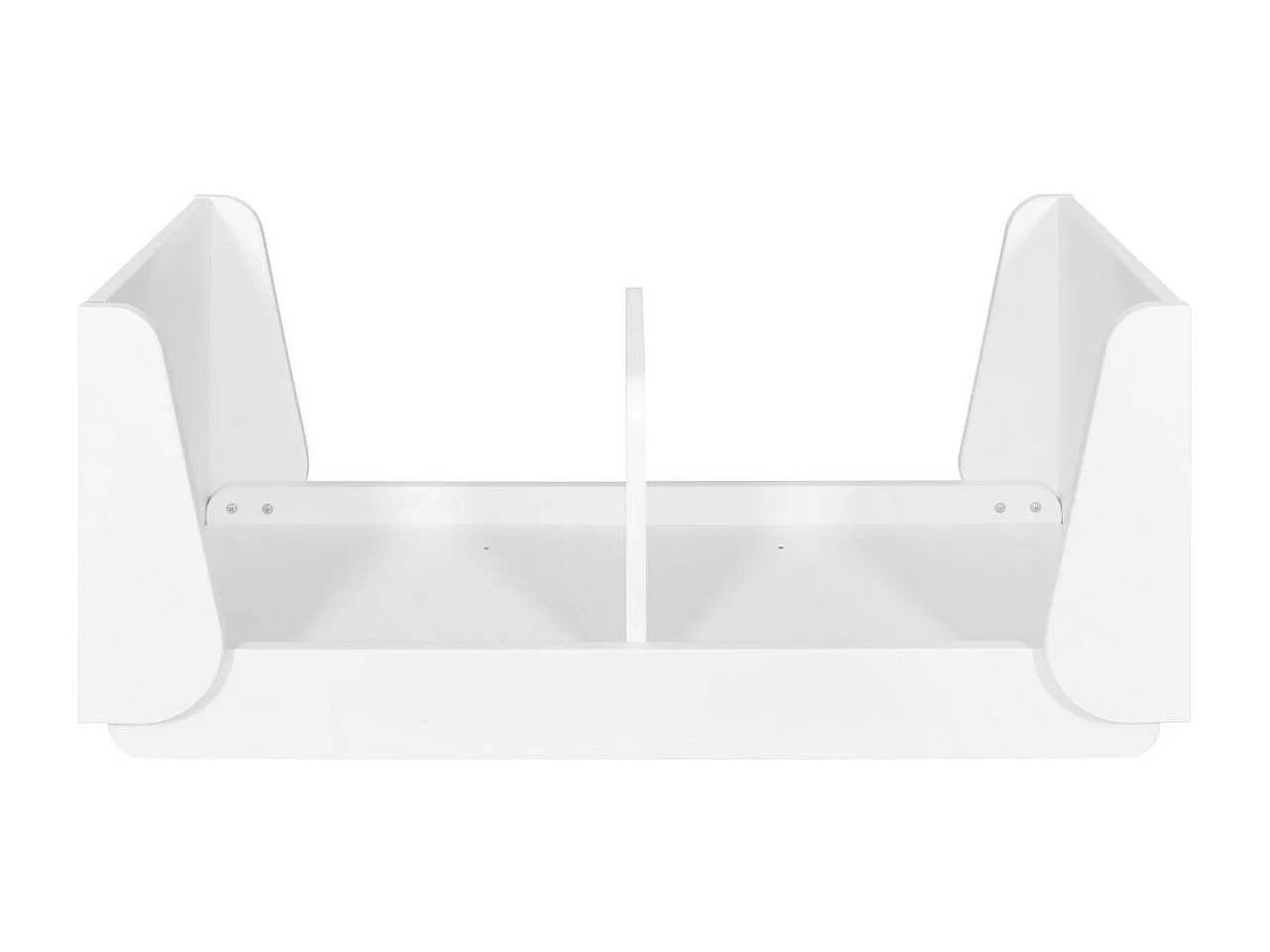 Etagere empilable  panneaux de fibres blanc PIKI