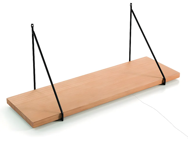 Étagère murale  bois massif bois naturel KYOTO