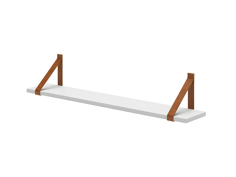 Étagère murale  panneaux de fibres blanc MAÉ