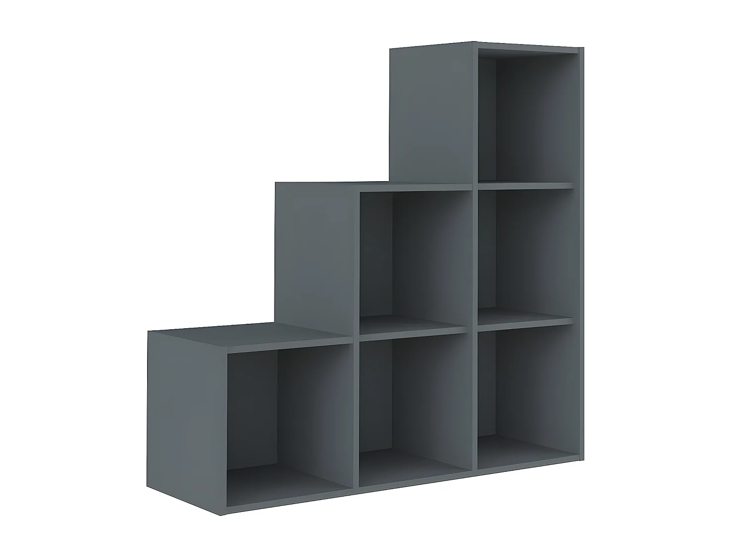 Casier de rangement Escalier  panneaux de fibres gris TIMEUS