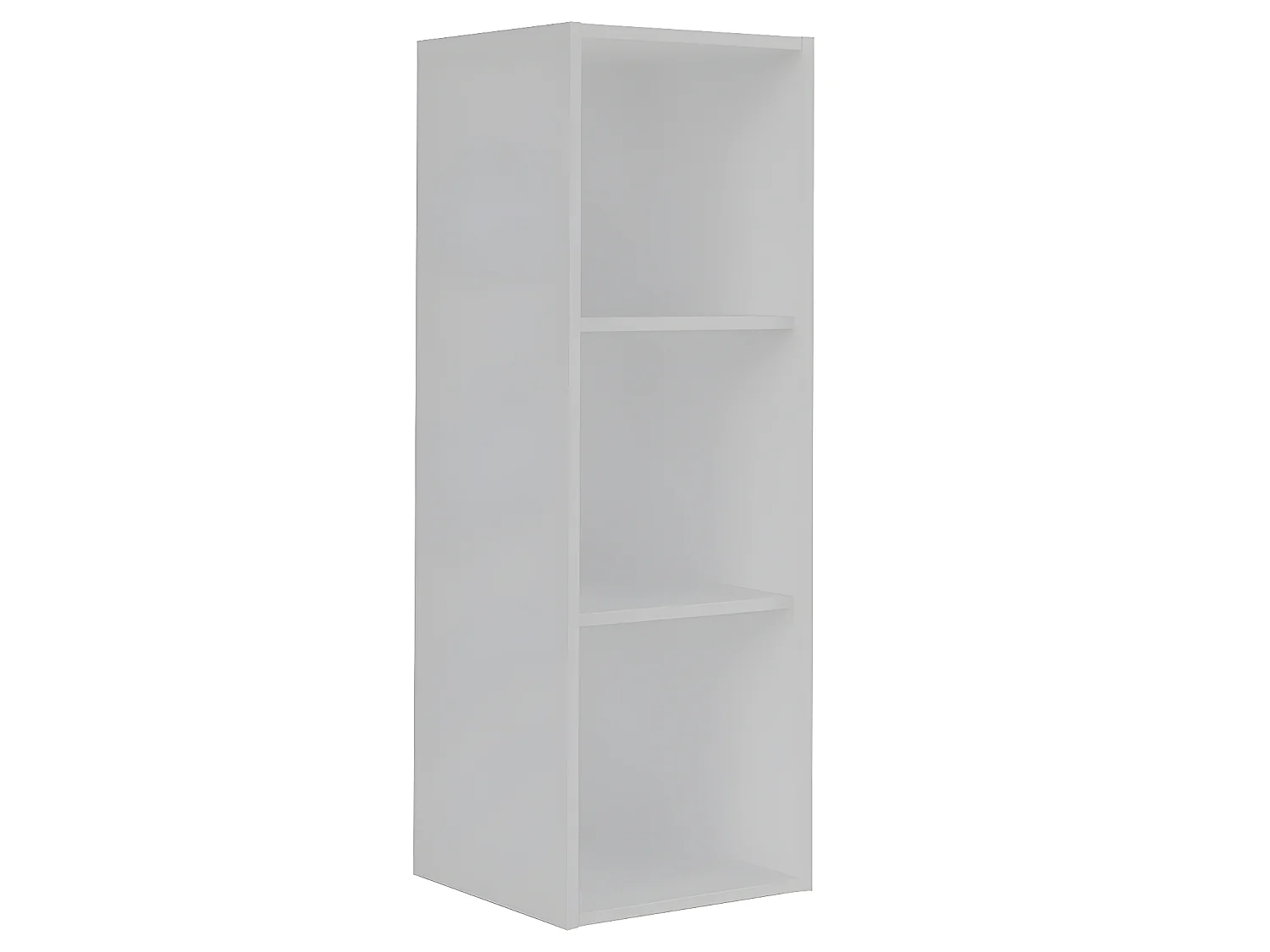 Casier de rangement 3 cases  panneaux de fibres blanc TIMEUS