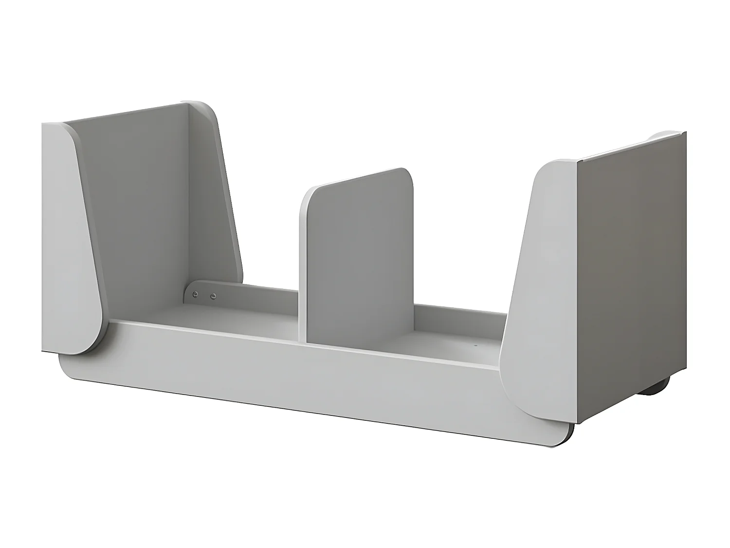 Etagere empilable  panneaux de fibres gris PIKI